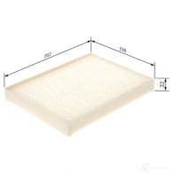Салонный фильтр BOSCH 1425135668 PYPZ2 1987435120 M 5120 - Изображение 2