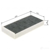 Салонный фильтр BOSCH 5WBPHH 1193504917 1987435582 R 5582 - Изображение 4
