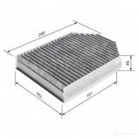 Салонный фильтр BOSCH 1987435509 351355 R5509 R 5509 - Изображение 2