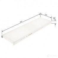 Салонный фильтр BOSCH 1987431188 350858 0651TM M 1188 - Изображение 6