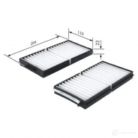 Салонный фильтр BOSCH 1987435084 M 5084 M94RKBA 351348 - Изображение 5