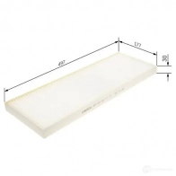 Салонный фильтр BOSCH 1987435125 1425135669 AIAWG M 5125 - Изображение 4