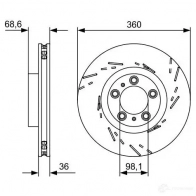 Задний фонарь BOSCH 0319352254 Volkswagen Passat (B5) 3 Универсал 2.3 VR5 Syncro/4motion 150 л.с. 1997 – 2000 RBAJ L1 4047024057104