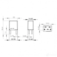 Реле BOSCH 0986ah0116 KEJ RN8 4047024946569 344295 - Изображение 2