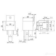 Реле BOSCH 4047024946750 X8A8K 73 0986ah0080 344275 - Изображение 4