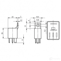 Реле BOSCH 0332017302 323805 MR30 2 O2FBH - Изображение 2