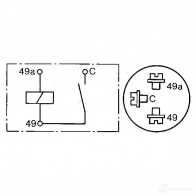 Реле BOSCH STROMRELAIS RUNDUMKENNLEUCHTE 324143 SH/EJ 1/2 0332400002 - Изображение 2