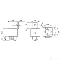 Реле BOSCH 0332002270 3165141212853 323612 VFV 0TFE - Изображение 2
