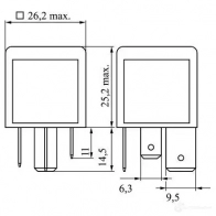 Реле BOSCH UR6J42 0986332023 334830 V23134- J52-X451 - Изображение 3