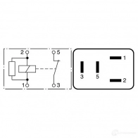 Реле BOSCH 334839 O8L2H V23 074-B1201-X72 0986332051 - Изображение 3