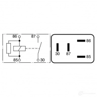 Реле BOSCH N8KE4OO V23073-B 1005-X62 0986332070 334848 - Изображение 4