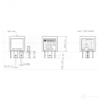 Реле BOSCH 0 986 AH0 614 5UUFS 0332204204 324001 - Изображение 3