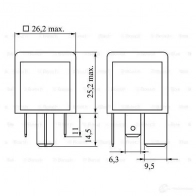 Реле BOSCH V23134-J52-X4 50 C8YG6Z 0986332002 334816 - Изображение 5