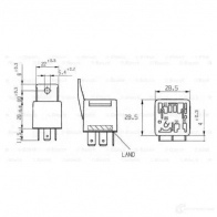 Реле BOSCH BT8GB9 0332019157 323836 RS1 57 - Изображение 5
