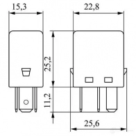 Реле BOSCH 334822 V2 3074-A1001-X69 WYXJ3C9 0986332010
