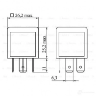 Реле электрическое BOSCH 0986332022 334828 V 23134-A52-X445 G5NB26 - Изображение 4