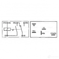 Реле ближнего света BOSCH 2X LGI 3165142024080 324236 0332515012