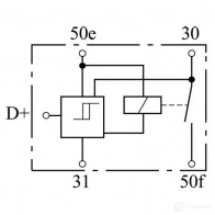 Реле запуска ретранслятора BOSCH XWV EFY 0331802100 3165141783544 323553
