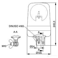 Вращающийся проблесковый маячок BOSCH I34KP8 7782334207 RKLE 200 A 14V blau 363673