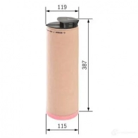 Вторичный воздушный фильтр BOSCH 370093 f026400239 S0239 S 0239 - Изображение 1