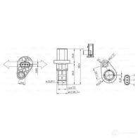 Датчик положения коленвала BOSCH DG- 23-I 0261210318 313954 HZ1V0NL - Изображение 2