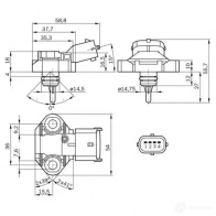 Датчик давления топлива BOSCH 314055 0261230112 DYA78BA DS-K-T F - Изображение 15