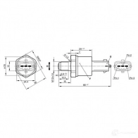 Датчик давления топлива BOSCH 0281002398 DS-RDS 2 XYGTZ 319316 - Изображение 4
