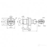 Датчик давления топлива BOSCH CR/RDS4/2000/KS 8973716 171 6005784 0281002755 - Изображение 4