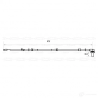 Датчик АБС BOSCH W S005 0986594005 CO0QZWL 343252 - Изображение 5