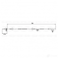 Датчик АБС BOSCH 315446 DF 11 WS7687 0265007687 - Изображение 6