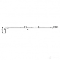 Датчик АБС BOSCH WS7531 DF 11 315380 0265007531 - Изображение 4