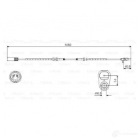 Датчик АБС BOSCH W S512 G84PDF 0986594512 343291 - Изображение 4