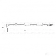Датчик АБС BOSCH WS7069 0265007069 315305 DF 10 - Изображение 5