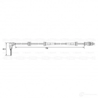 Датчик АБС BOSCH WS7511 0265007511 DF 11 315370 - Изображение 3