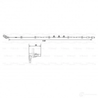 Датчик АБС BOSCH 315353 DF 11 WS7463 0265007463 - Изображение 3