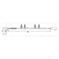 Датчик АБС BOSCH WS7404 0265007404 315336 DF 11 - Изображение 4