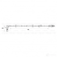 Датчик АБС BOSCH DF 10 0265007036 315280 WS7036 - Изображение 3