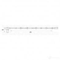Датчик АБС BOSCH DF 6 0265006711 315225 WS6711 - Изображение 4