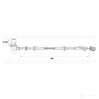 Датчик АБС BOSCH WS6703 0265006703 315218 DF 6 - Изображение 5