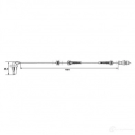 Датчик АБС BOSCH DF 11 0265007528 315378 WS7528