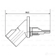 Датчик АБС BOSCH WS7879 0265007879 DF11 -S 315482 - Изображение 4