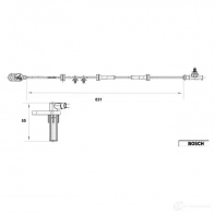 Датчик АБС BOSCH WS7558 DF 11 Nissan Almera Tino 0265007558