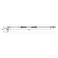 Датчик АБС BOSCH DF 11 WS7527 315377 0265007527 - Изображение 4