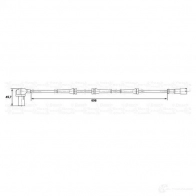 Датчик АБС BOSCH WS6408 315144 DF 6 0265006408 - Изображение 5