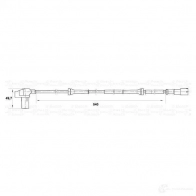 Датчик АБС BOSCH DF 6 WS6710 315224 0265006710 - Изображение 4
