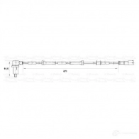 Датчик АБС BOSCH DF 6 0265006386 Renault Kangoo (KC) 1 Минивэн 1.9 dTi (KC0U) 80 л.с. 2000 – 2025 WS6386