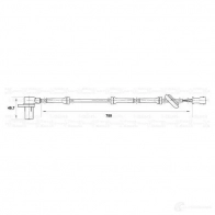 Датчик АБС BOSCH DF 6 0265006569 315182 J07DSWK - Изображение 5