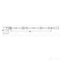 Датчик АБС BOSCH 315093 WS6282 0265006282 DF 6 - Изображение 6