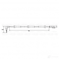 Датчик АБС BOSCH DF 11 0265007400 315334 WS7400 - Изображение 5