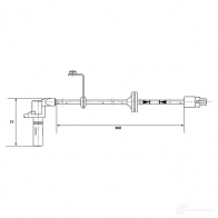 Датчик АБС BOSCH DF 7 WS2208 0265002208 314848